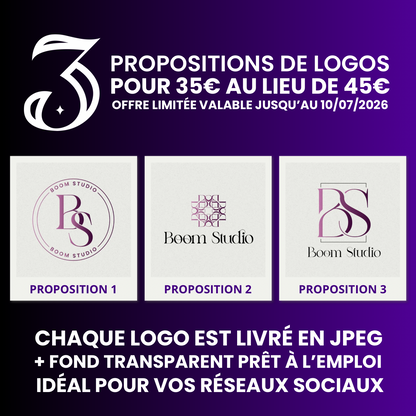 3 propositions de logos