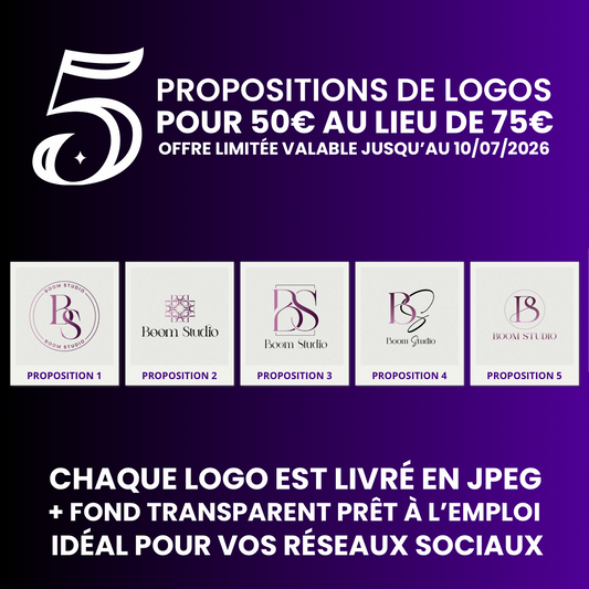 5 propositions de logos